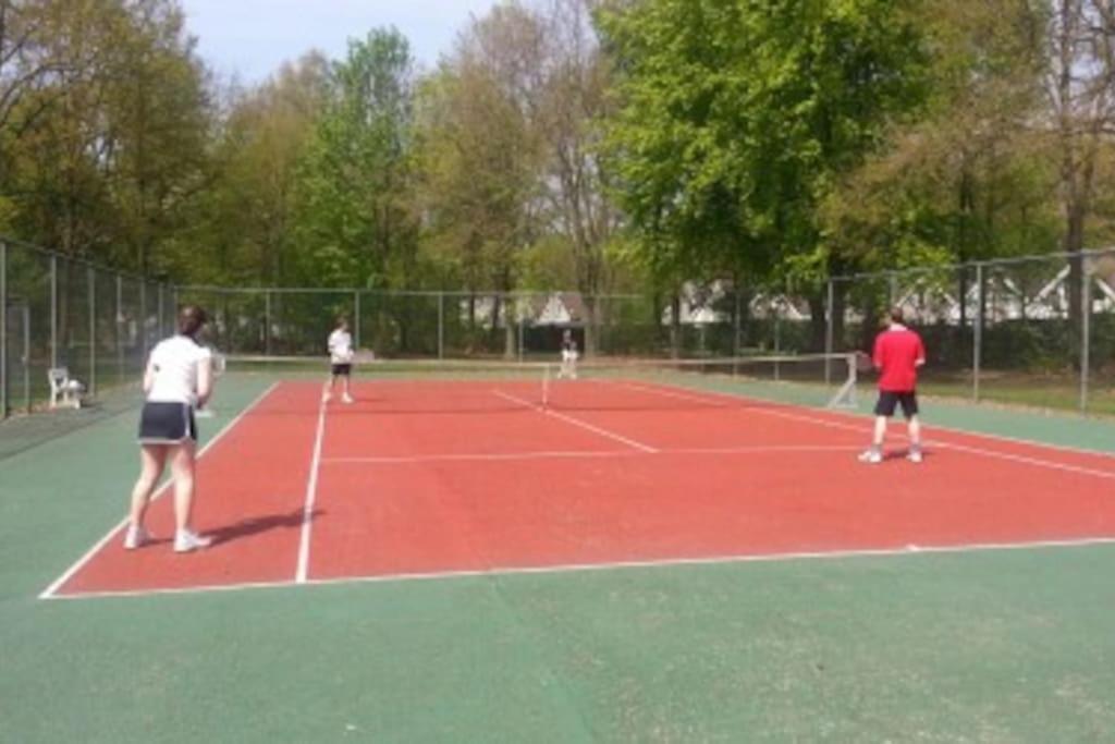 Vrijstaande Recreatievilla Met Ruime Omheinde Tuin Posterholt Exterior photo